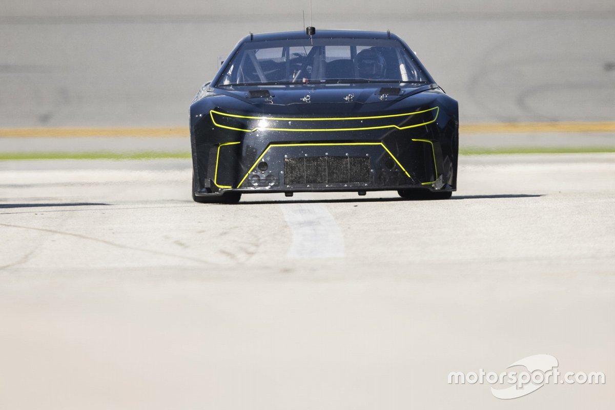 Chris Buescher drives the NASCAR Next gen car