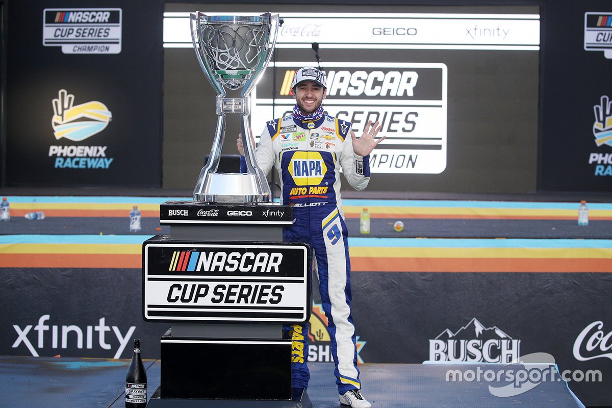 Campeón Chase Elliott, Hendrick Motorsports, Chevrolet Camaro