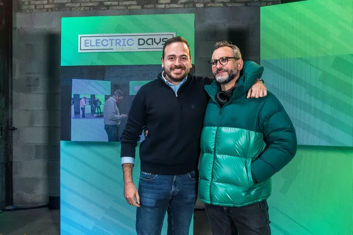 Backstage of the first Electric Days Digital event in the United States.