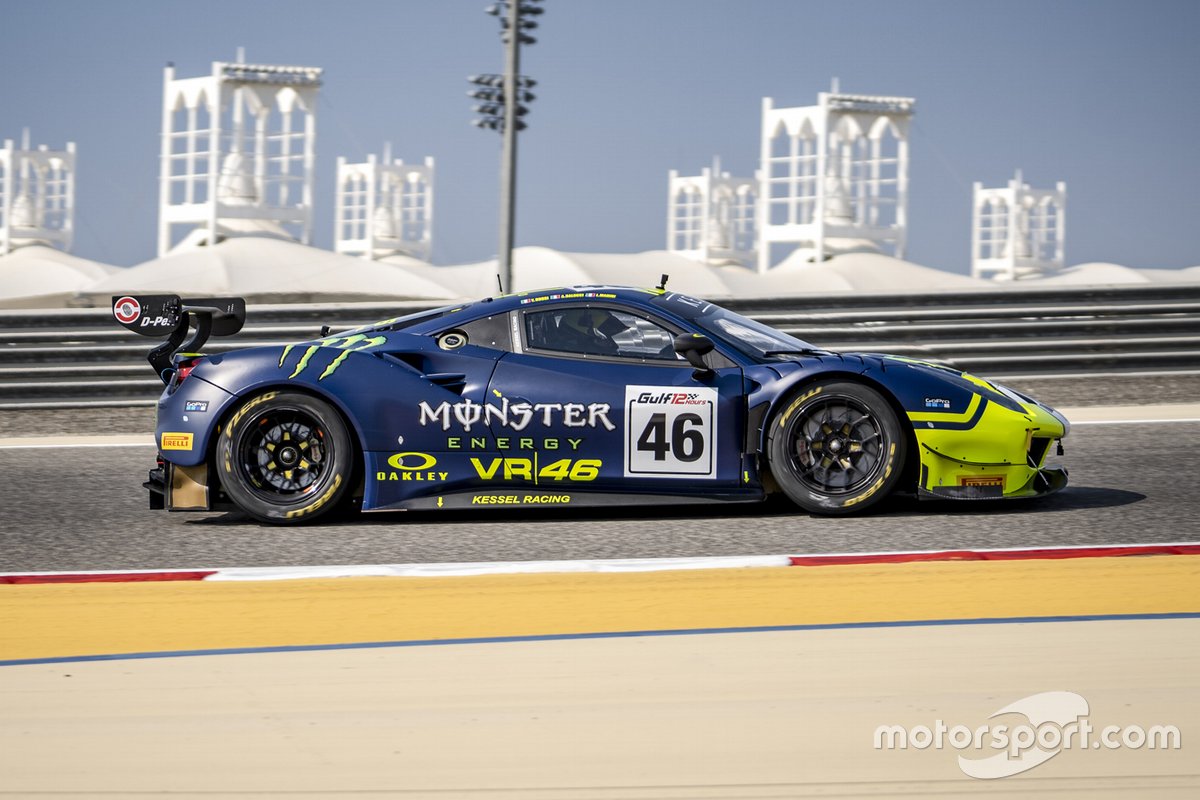 #46 Kessel Racing Monster VR46, Ferrari 488 GT3: Valentino Rossi, Alessio Salucci, Luca Marini