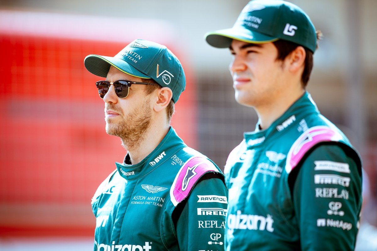 Sebastian Vettel, Lance Stroll, Aston Martin Racing
