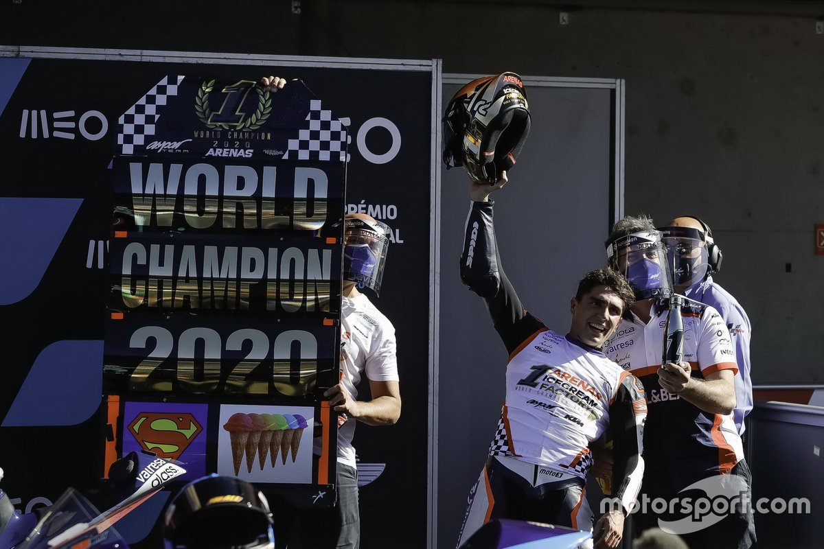 El campeón de Moto3 Albert Arenas, Aspar Team