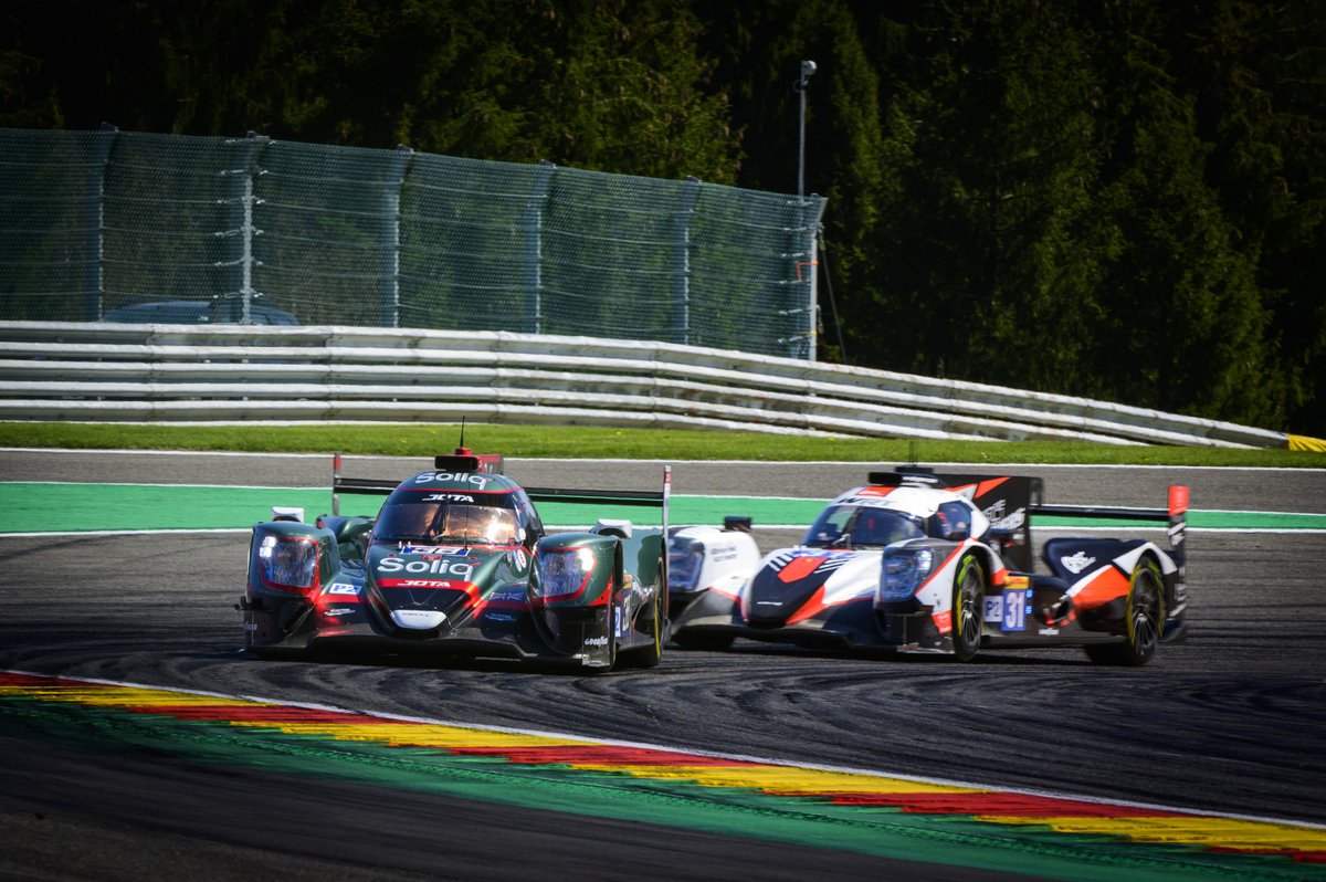 #38 JOTA Oreca 07 - Gibson: Roberto Gonzalez, Antonio Felix Da Costa, Anthony Davidson, #31 Team WRT Oreca 07 - Gibson: Robin Frijns, Ferdinand Habsburg-Lothringen, Charles Milesi