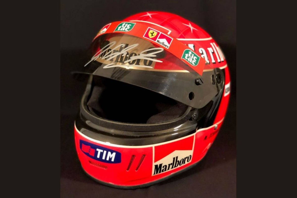 Gesigneerde replicahelm van Michael Schumacher uit het jaar 2000 aangeboden door Catawiki