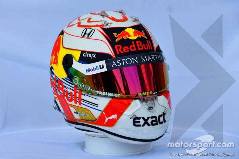Шлем Макса Ферстаппена, Red Bull Racing