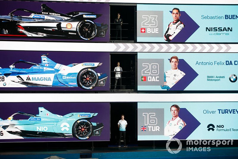 Sébastien Buemi, Nissan e.Dams, Antonio Felix da Costa, BMW I Andretti Motorsports, Oliver Turvey, NIO Formula E Team