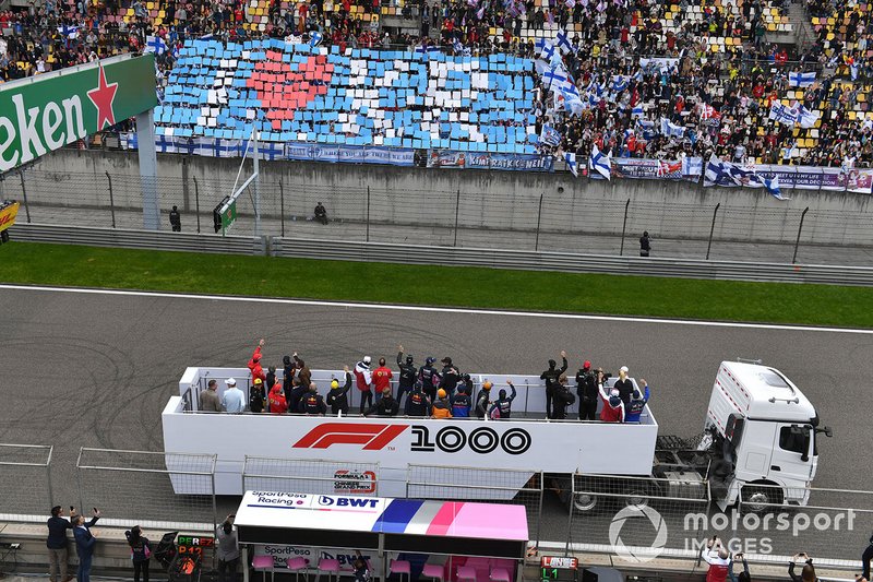 The drivers parade