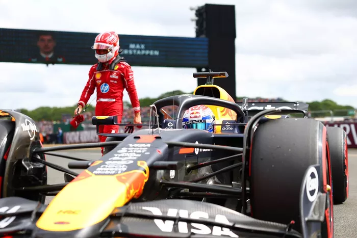 Charles Leclerc, Ferrari, Max Verstappen, Red Bull Racing