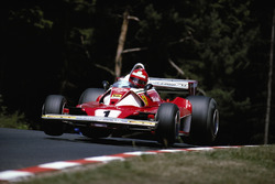 Niki Lauda, Ferrari 312T2, after Pflanzgarten