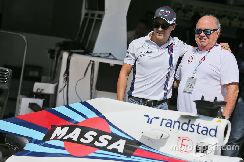 Felipe Massa e seu pai Luis Antonio Massa