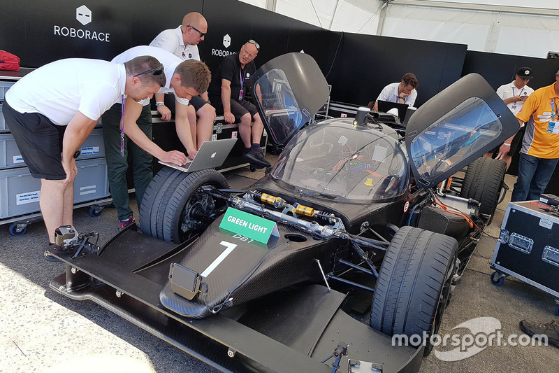 Roborace coche de prueba