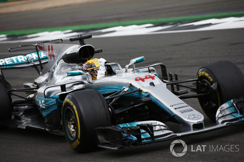 Ganador de la carrera Lewis Hamilton, Mercedes AMG F1 W08