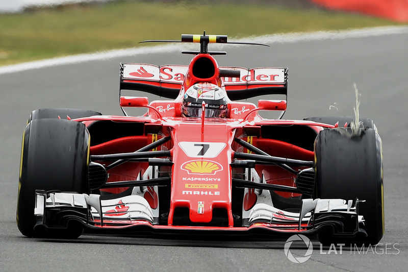 Прокол: Кими Райкконен, Ferrari SF70H