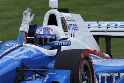 Race winner Scott Dixon, Chip Ganassi Racing Honda