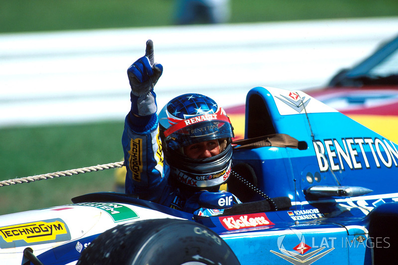 Yarış galibi Michael Schumacher, Benetton