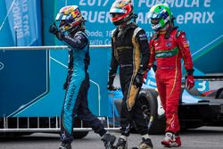 Sébastien Buemi, Renault e.Dams; Jean-Eric Vergne, Techeetah; Lucas di Grassi, ABT Schaeffler Audi Sport