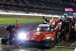 Pit stop, #70 Mazda Motorsports Mazda DPi: Joel Miller, Tom Long, James Hinchcliffe