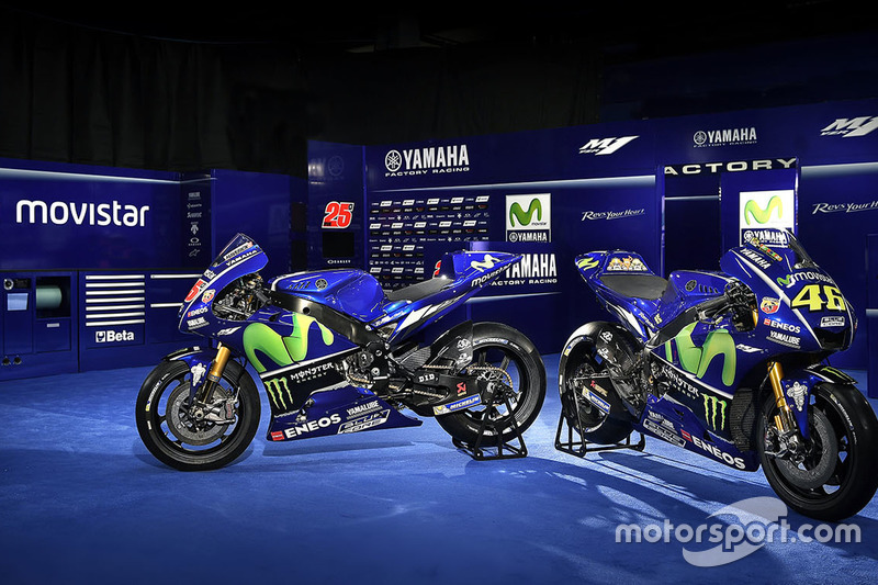 Moto de Valentino Rossi, Yamaha Factory Racing, Maverick Viñales, Yamaha Factory Racing