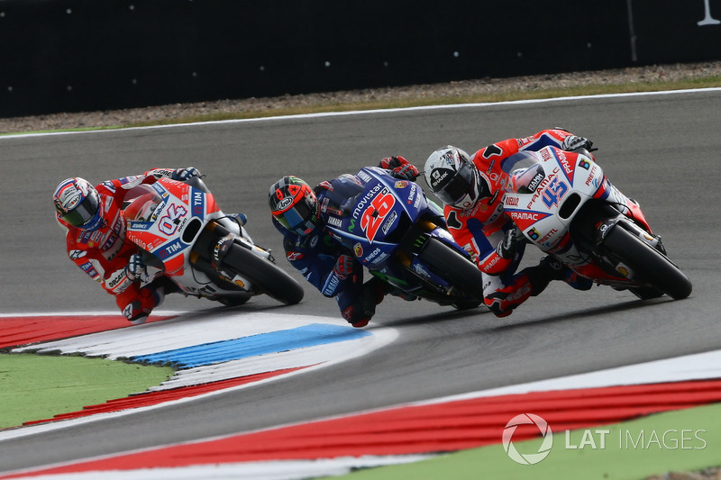 Scott Redding, Maverick Viñales et Andrea Dovizioso