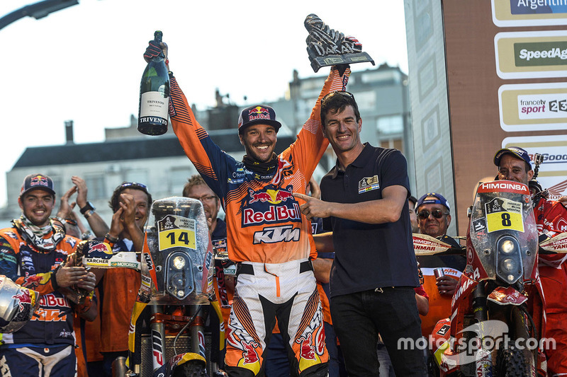 Le vainqueur Sam Sunderland, Red Bull KTM Factory Racing