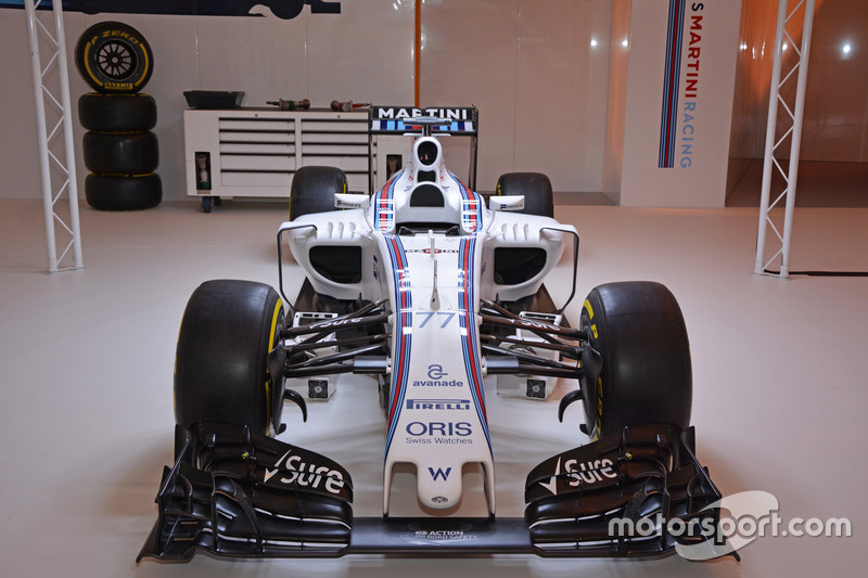 Williams Martini Racing bracht ook een recente F1-wagen mee