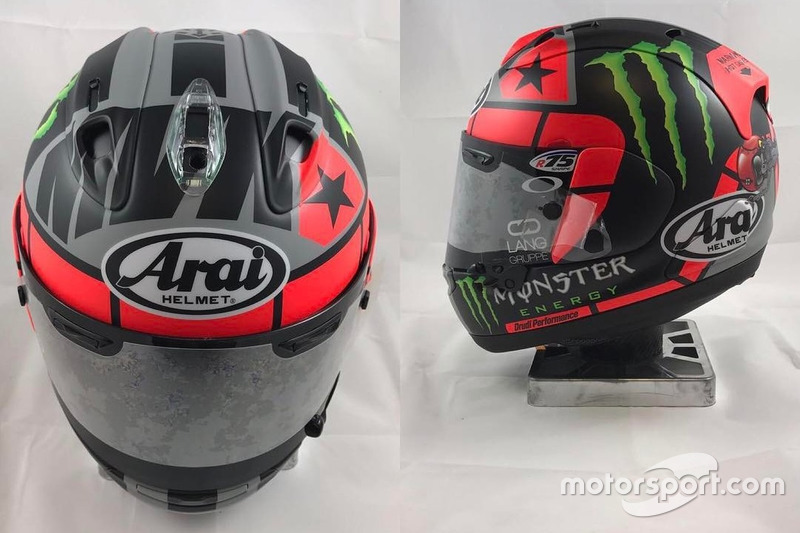 Il casco 2017 di Maverick Viñales, Yamaha Factory Racing