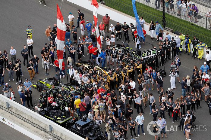 Charlie Kimball, Chip Ganassi Racing Honda James Hinchcliffe, Schmidt Peterson Motorsports Honda Jua