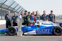 Le vainqueur Takuma Sato, Andretti Autosport Honda