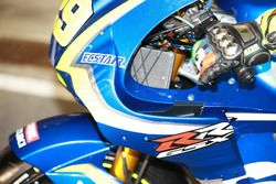 IAndrea Iannone, Team Suzuki MotoGP with Aerodynamic wing Suzuki fairing