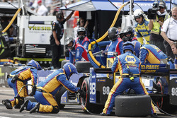 Alexander Rossi, Herta - Andretti Autosport Honda pit stop