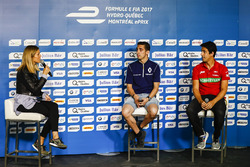 Nicki Shields, Moderatorin, Sébastien Buemi, Renault e.Dams, Lucas di Grassi, ABT Schaeffler Audi Sp