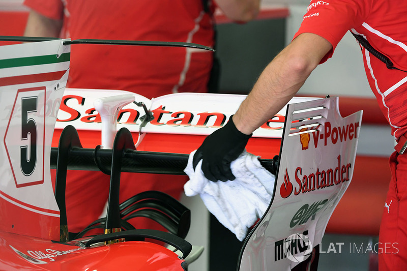 Ferrari SF70H alerón trasero