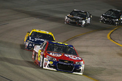 Michael McDowell, Leavine Family Racing Chevrolet, Landon Cassill, Front Row Motorsports Ford