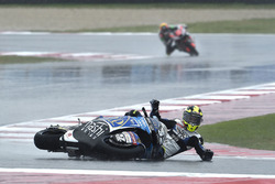L'accident de Isaac Viñales, SAG Racing Team