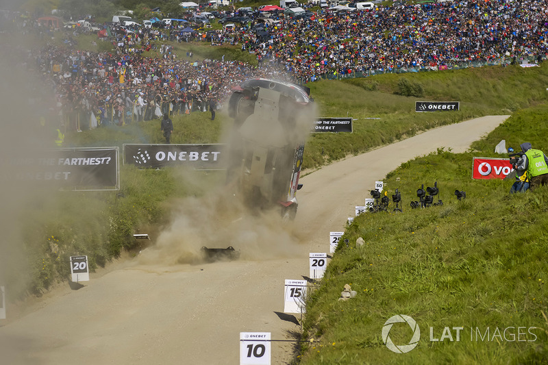 Quentin Gilbert, Renaud Jamoul, Skoda Fabia R5 crash