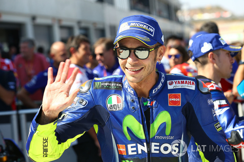 Il terzo classificato Valentino Rossi, Yamaha Factory Racing