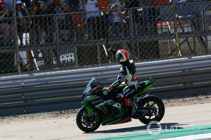 Il vincitore della gara Jonathan Rea, Kawasaki Racing