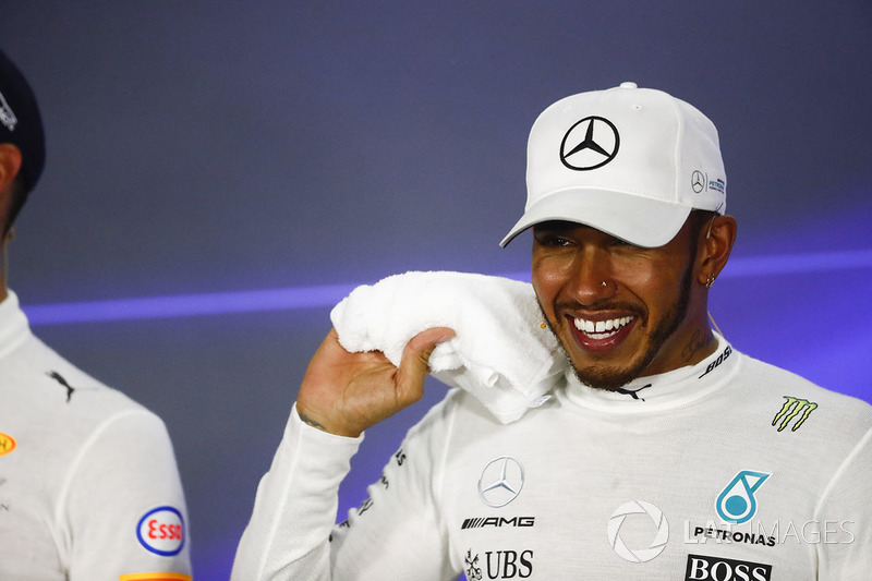 Conferenza stampa: il vincitore della gara Lewis Hamilton, Mercedes AMG F1