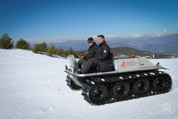 Venturi Antarctica Test auf Schnee