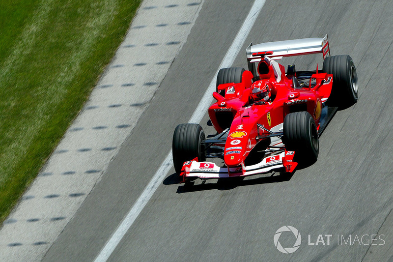 Michael Schumacher, Ferrari F2004.