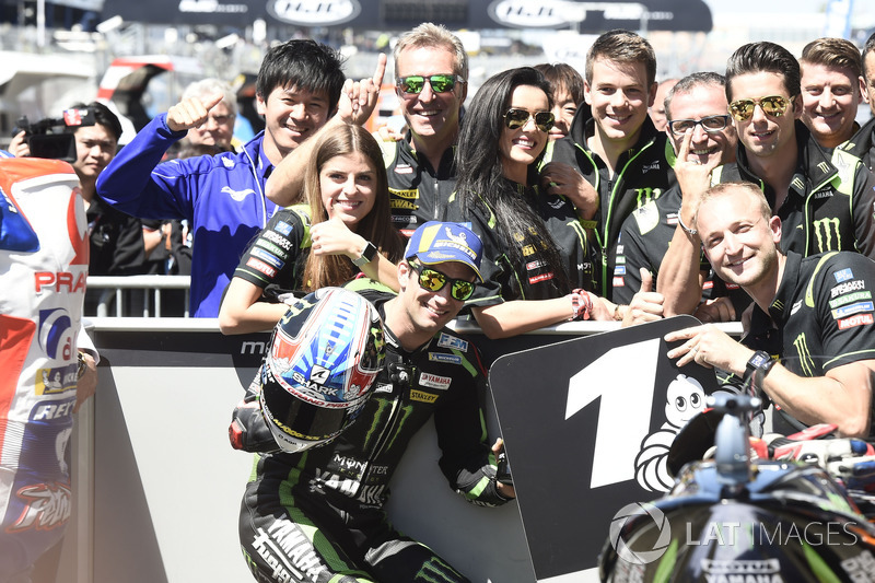 Ganador de la pole Johann Zarco, Monster Yamaha Tech 3