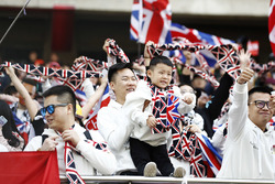Chinese fans supporten Lewis Hamilton, Mercedes AMG F1