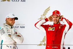 Победитель Себастьян Феттель, Ferrari, второе место – Валттери Боттас, Mercedes AMG F1