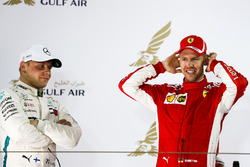 Победитель Себастьян Феттель, Ferrari, второе место – Валттери Боттас, Mercedes AMG F1