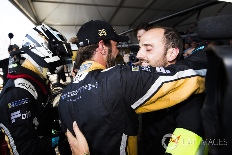 Jean-Eric Vergne, Techeetah, fête son titre de Champion avec Andre Lotterer, Techeetah