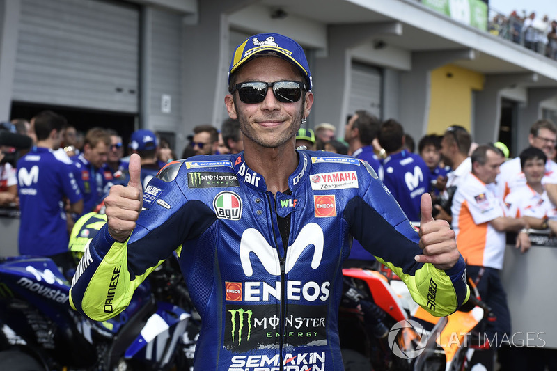 Second place Valentino Rossi, Yamaha Factory Racing