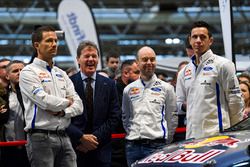 Sébastien Ogier, Malcolm Wilson, Elfyn Evans, Julien Ingrassia en Daniel Barritt, M-Sport