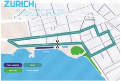 Zurich ePrix pist düzeni