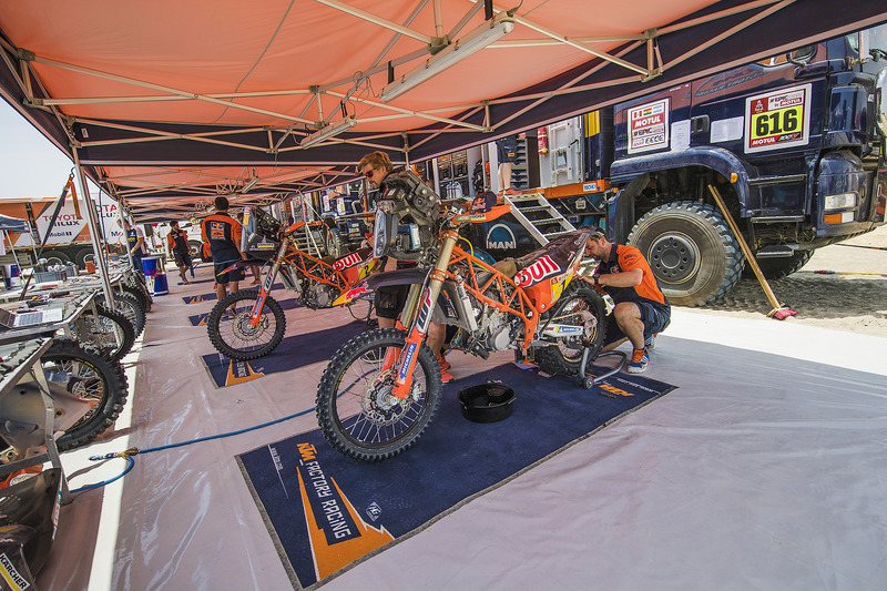Red Bull KTM Factory Team area