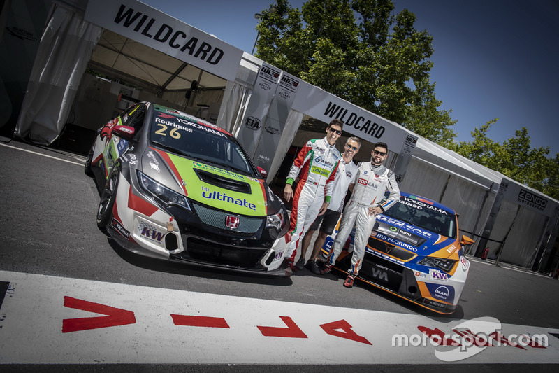 José Fernando A. Rodrigues, Target Competition Honda Civic TCR, Tiago Monteiro, Boutsen Ginion Racing Honda Civic Type R TCR, Rui Edgar Macedo Florindo, Veloso Motorsport Cupra TCR